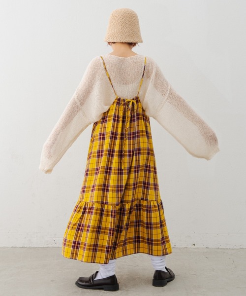 MERLOT(メルロー)の「モヘアタッチシアーニット(ニット/セーター・レディース・ブラウン/ブルー/ナチュラル・FREE)」の20枚目の写真