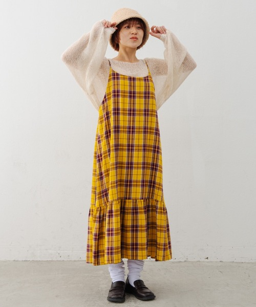 MERLOT(メルロー)の「モヘアタッチシアーニット(ニット/セーター・レディース・ブラウン/ブルー/ナチュラル・FREE)」の18枚目の写真