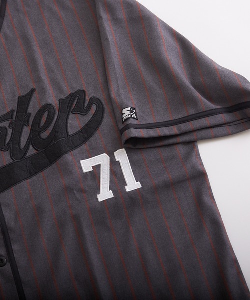フロリダマーリンズ ベースボールシャツ Starter スターター STARTER BLACK LABEL（スターターブラックレーベル）の「STARTER