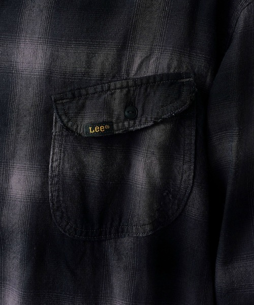 Lee（リー）の「Lee/リー COMPILATIONS OMBRE CHECK SHIRTS チェックシャツ（シャツ/ブラウス・メンズ・ブラウン/グレー/ブルー/レッド・SMALL/MEDIUM/LARGE/X-LARGE）」の10枚目の写真