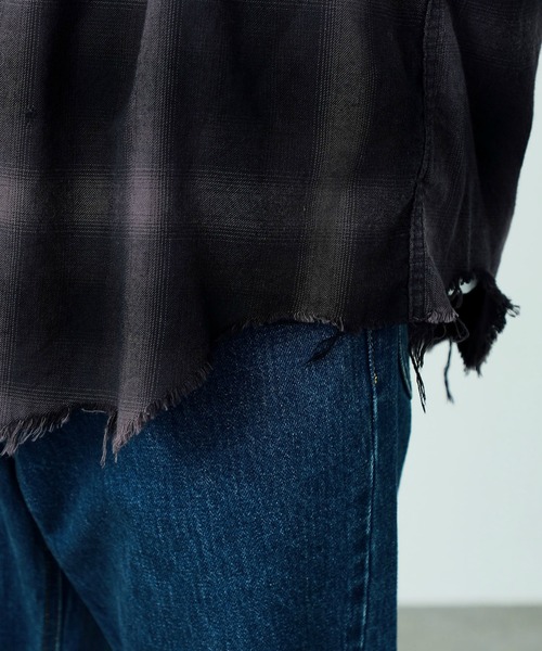 Lee（リー）の「Lee/リー COMPILATIONS OMBRE CHECK SHIRTS チェックシャツ（シャツ/ブラウス・メンズ・ブラウン/グレー/ブルー/レッド・SMALL/MEDIUM/LARGE/X-LARGE）」の11枚目の写真