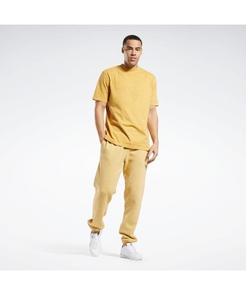 Reebok（リーボック）の「クラシックス ナチュラルダイ Tシャツ / Classics Natural Dye Tee（Tシャツ/カットソー・メンズ・グレー/オフホワイト/グレー系その他/イエロー系その他・XX-LARGE/LARGE/X-LARGE/MEDIUM/XXX-LARGE/SMALL/X-SMALL）」の19枚目の写真