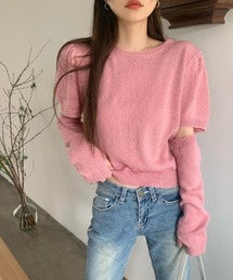 【バーレスク】アームウォーマーセット半袖ニット(BQ)