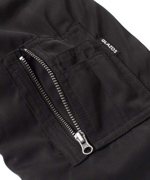 GLAZOS（グラソス）の「薄中綿入り・MA-1（MA-1・キッズ・ブラック/カーキ・130cm/140cm/150cm/160cm/170cm）」の13枚目の写真