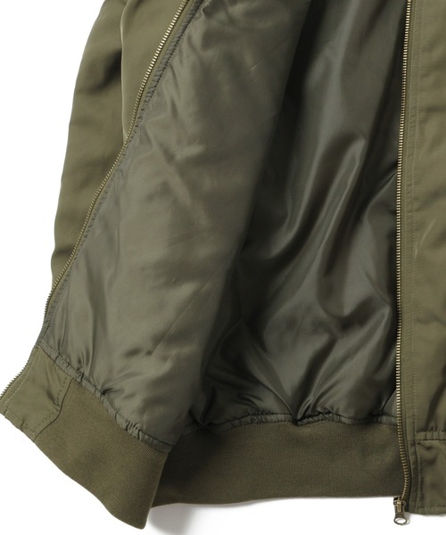 GLAZOS（グラソス）の「薄中綿入り・MA-1（MA-1・キッズ・ブラック/カーキ・130cm/140cm/150cm/160cm/170cm）」の17枚目の写真