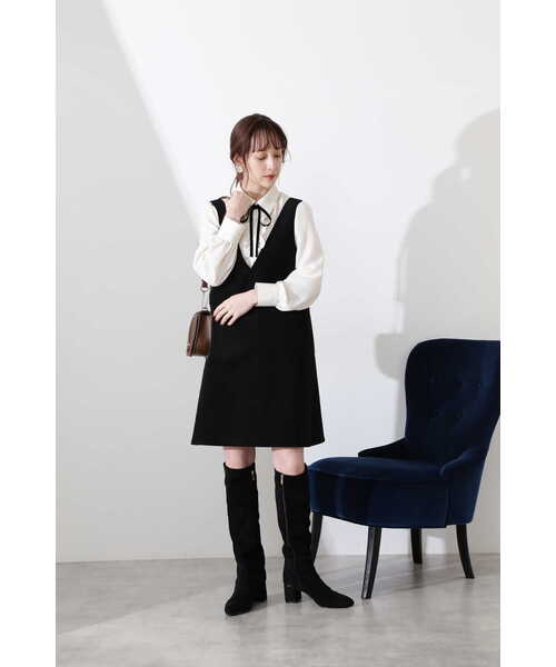 JILL STUART(ジルスチュアート)の「◆フィデルワンピース(ワンピース・レディース・レッド/ブラック・2/0)」の18枚目の写真