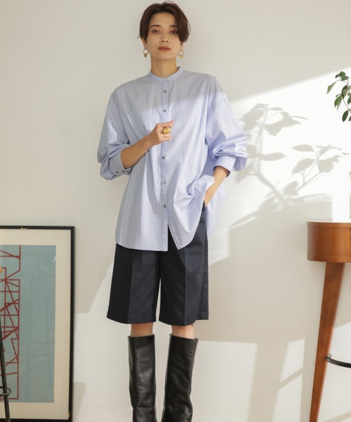 Dickies(ディッキーズ)の「Dickies(R)×ROSE BUD 別注ハーフパンツ(その他パンツ・レディース・ネイビー/ベージュ・MEDIUM/SMALL)」の21枚目の写真