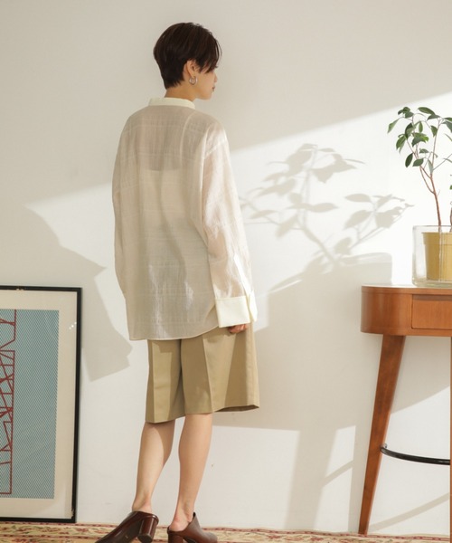 Dickies(ディッキーズ)の「Dickies(R)×ROSE BUD 別注ハーフパンツ(その他パンツ・レディース・ネイビー/ベージュ・MEDIUM/SMALL)」の17枚目の写真
