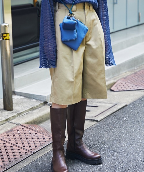 Dickies(ディッキーズ)の「Dickies(R)×ROSE BUD 別注ハーフパンツ(その他パンツ・レディース・ネイビー/ベージュ・MEDIUM/SMALL)」の14枚目の写真