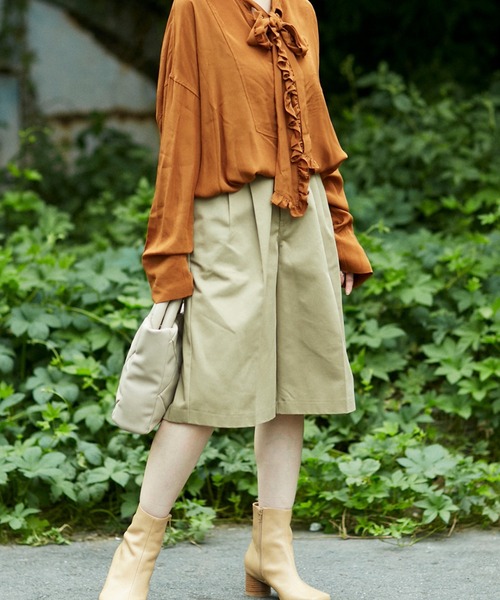Dickies(ディッキーズ)の「Dickies(R)×ROSE BUD 別注ハーフパンツ(その他パンツ・レディース・ネイビー/ベージュ・MEDIUM/SMALL)」の15枚目の写真