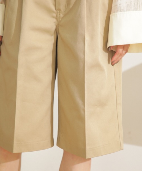 Dickies(ディッキーズ)の「Dickies(R)×ROSE BUD 別注ハーフパンツ(その他パンツ・レディース・ネイビー/ベージュ・MEDIUM/SMALL)」の8枚目の写真
