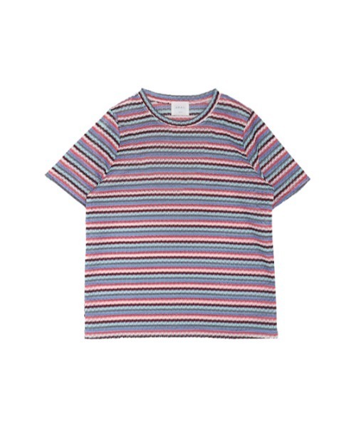 AMAIL（アマイル）の「Kulemon border tops（Tシャツ/カットソー・レディース・ブラウン/ピンク・FREE）」の3枚目の写真