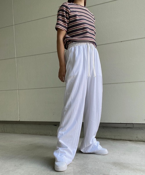 AMAIL（アマイル）の「Kulemon border tops（Tシャツ/カットソー・レディース・ブラウン/ピンク・FREE）」の13枚目の写真