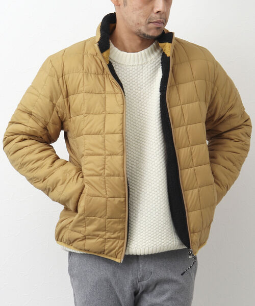 TAION(タイオン)の「【TAION/タイオン】ダウン×ボア リバーシブル スタンドカラージャケット TAION-R102MB(ブルゾン・メンズ・ブラック/ネイビー/グレー/オリーブ/ダークネイビー/ベージュ・M/L/XL/XXL)」の10枚目の写真