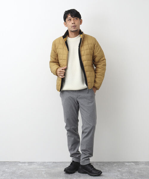 TAION(タイオン)の「【TAION/タイオン】ダウン×ボア リバーシブル スタンドカラージャケット TAION-R102MB(ブルゾン・メンズ・ブラック/ネイビー/グレー/オリーブ/ダークネイビー/ベージュ・M/L/XL/XXL)」の8枚目の写真