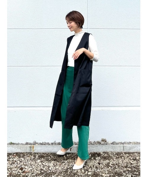 HONEYSUCKLE ROSE（ハニーサックルローズ）の「【HONEYSUCKLE ROSE】シアーハイネックロンＴ（Tシャツ/カットソー・レディース・ブラック/ホワイト/グレー・M/L）」の11枚目の写真