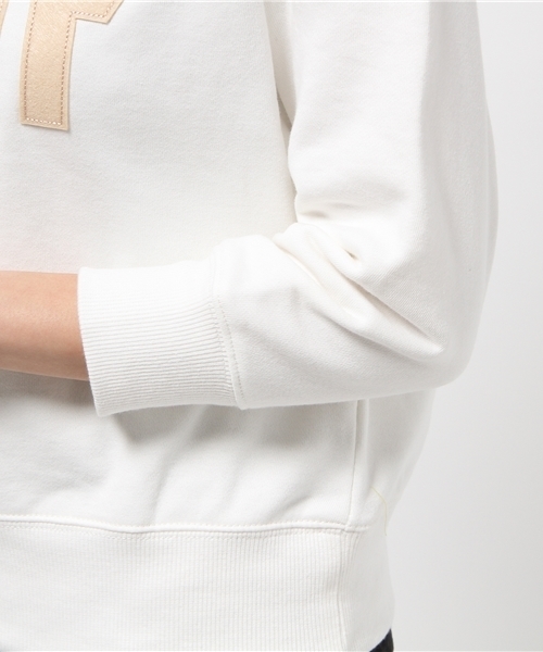 mystic（ミスティック）の「ワッペンスウェット（Tシャツ/カットソー・レディース・オフホワイト/グレー/ブルー・ﾌﾘ-）」の8枚目の写真