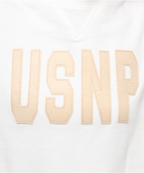 mystic（ミスティック）の「ワッペンスウェット（Tシャツ/カットソー・レディース・オフホワイト/グレー/ブルー・ﾌﾘ-）」の9枚目の写真