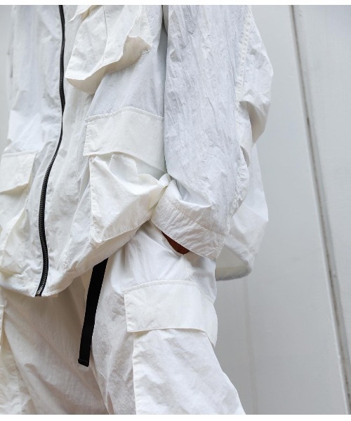 LEGENDA（レジェンダ）の「レジェンダ ナイロンカーゴパンツ / LEGENDA Nylon Cargo Pants（カーゴパンツ・メンズ・ブラック/ホワイト・FREE）」の18枚目の写真