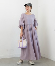 PICHI | 前後2way袖バルーンガーゼワンピース(ワンピース)
