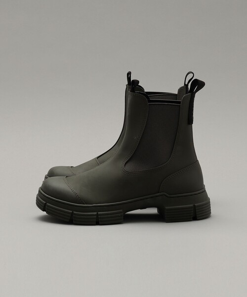 Firsthand（ファーストハンド）の「Ganni/ガニ― Recycled Rubber City Boots（ブーツ・レディース・オリーブ/ブラック・36/37/38）」の3枚目の写真