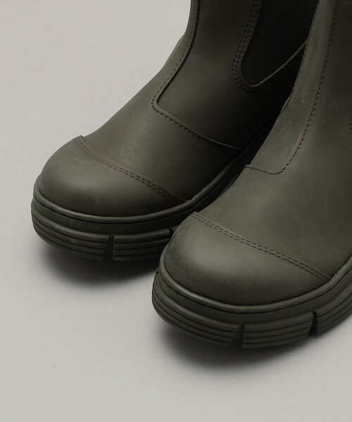 Firsthand（ファーストハンド）の「Ganni/ガニ― Recycled Rubber City Boots（ブーツ・レディース・オリーブ/ブラック・36/37/38）」の5枚目の写真