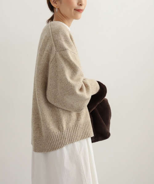 URBAN RESEARCH DOORS（アーバンリサーチドアーズ）の「ハミルトンウールボートネックプルオーバー（ニット/セーター・レディース・ベージュ系その他/グリーン/ロイヤルブルー・MEDIUM）」の7枚目の写真