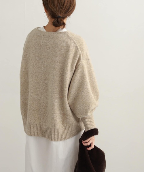 URBAN RESEARCH DOORS（アーバンリサーチドアーズ）の「ハミルトンウールボートネックプルオーバー（ニット/セーター・レディース・ベージュ系その他/グリーン/ロイヤルブルー・MEDIUM）」の8枚目の写真