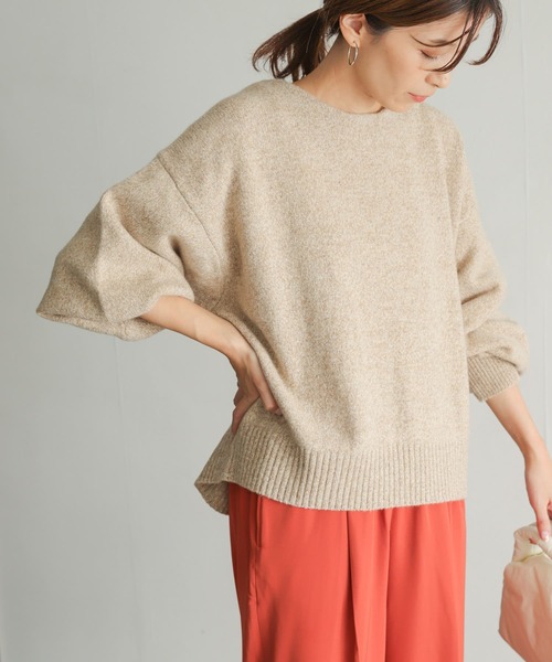 URBAN RESEARCH DOORS（アーバンリサーチドアーズ）の「ハミルトンウールボートネックプルオーバー（ニット/セーター・レディース・ベージュ系その他/グリーン/ロイヤルブルー・MEDIUM）」の17枚目の写真