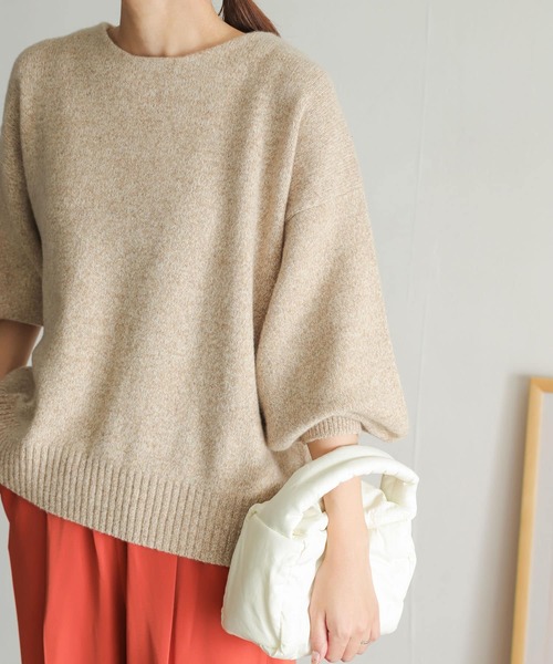URBAN RESEARCH DOORS（アーバンリサーチドアーズ）の「ハミルトンウールボートネックプルオーバー（ニット/セーター・レディース・ベージュ系その他/グリーン/ロイヤルブルー・MEDIUM）」の20枚目の写真