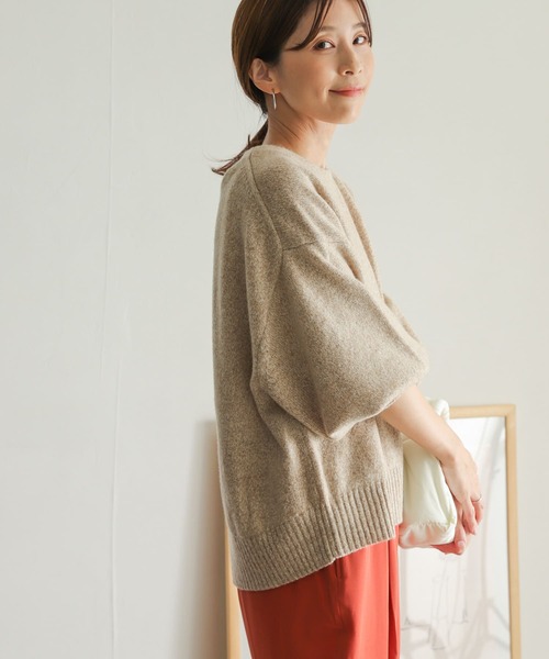 URBAN RESEARCH DOORS（アーバンリサーチドアーズ）の「ハミルトンウールボートネックプルオーバー（ニット/セーター・レディース・ベージュ系その他/グリーン/ロイヤルブルー・MEDIUM）」の21枚目の写真