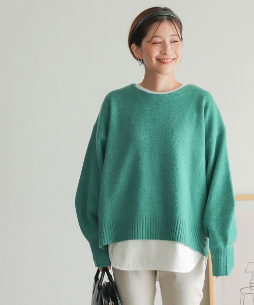 セール】ハミルトンウールボートネックプルオーバー（ニット/セーター