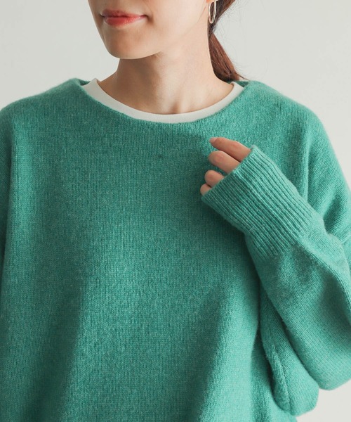 セール】ハミルトンウールボートネックプルオーバー（ニット/セーター