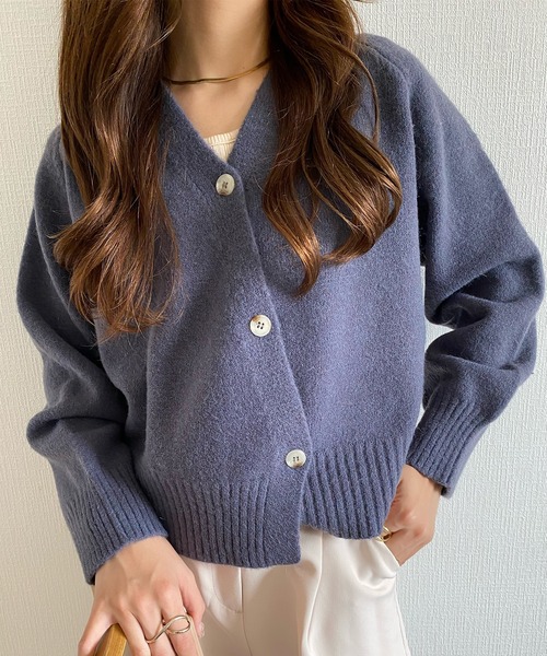 RUYSSELNO CIDAM（ラッセルノ）Vネックニット　セーター　サイズ6 Vネックオーバーサイズニット | ファッション通販サイト NUGU