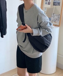 Dalfwin | 2022 AW 秋冬  レディース バッグ ボディバッグ　ワイドベルトショルダーバッグ ななめがけバッグ ブラック(ショルダーバッグ)