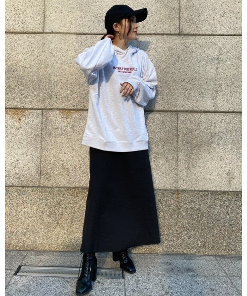 LiSeek（リシーク）の「【LiSeeK】花柄エンボススカート（スカート・レディース・ブラック/ベージュ/カーキ・FREE）」の14枚目の写真