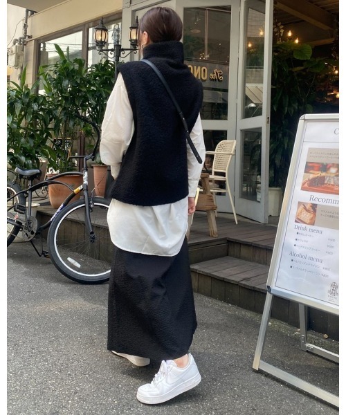 LiSeek（リシーク）の「【LiSeeK】花柄エンボススカート（スカート・レディース・ブラック/ベージュ/カーキ・FREE）」の19枚目の写真