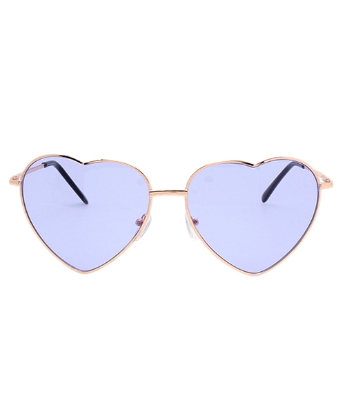 WEGO(ウィゴー)の「WEGO/ハートサングラス(サングラス・レディース・パープル/イエロー/ピンク・FREE)」の4枚目の写真