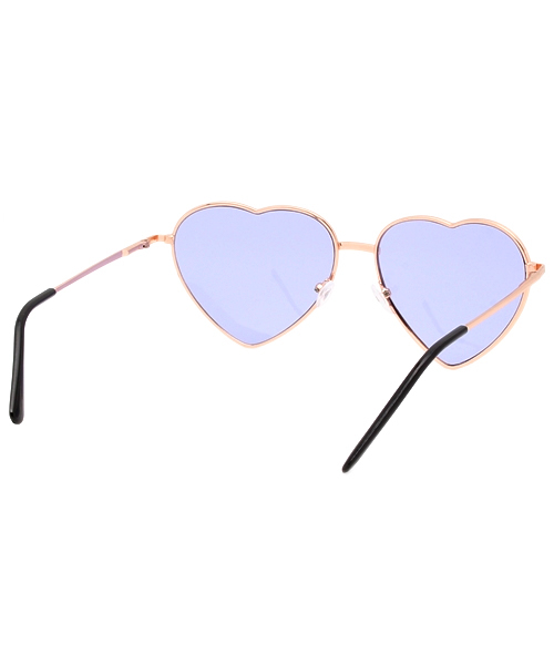 WEGO(ウィゴー)の「WEGO/ハートサングラス(サングラス・レディース・パープル/イエロー/ピンク・FREE)」の6枚目の写真