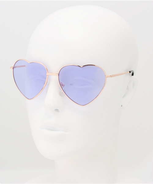 WEGO(ウィゴー)の「WEGO/ハートサングラス(サングラス・レディース・パープル/イエロー/ピンク・FREE)」の12枚目の写真