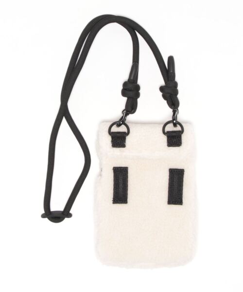 HUNTER（ハンター）の「WANDERER SHERPA PHONE POUCH（ボディバッグ/ウエストポーチ・レディース・ブラック/オフホワイト・ONE SIZE）」の3枚目の写真