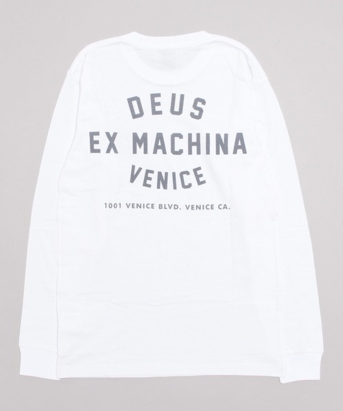 DEUS EX MACHINA(デウスエクスマキナ)の「VENICE LONG-SLEEVE TEE(Tシャツ/カットソー・メンズ・ホワイト/ブラック・L/XS/M/XL/S)」の5枚目の写真