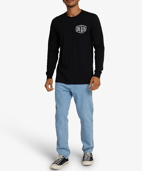 DEUS EX MACHINA(デウスエクスマキナ)の「VENICE LONG-SLEEVE TEE(Tシャツ/カットソー・メンズ・ホワイト/ブラック・L/XS/M/XL/S)」の8枚目の写真