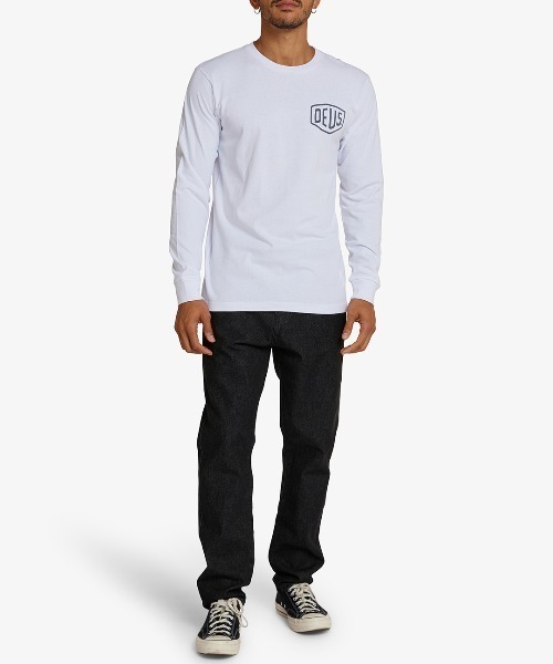 DEUS EX MACHINA(デウスエクスマキナ)の「VENICE LONG-SLEEVE TEE(Tシャツ/カットソー・メンズ・ホワイト/ブラック・L/XS/M/XL/S)」の6枚目の写真