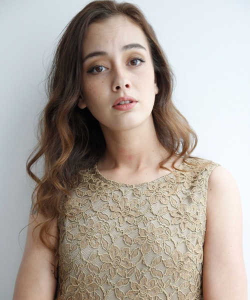 nina mew（ニーナミュウ）の「レースワンピース（ワンピース・レディース・ブラック/ベージュ・FREE）」の9枚目の写真
