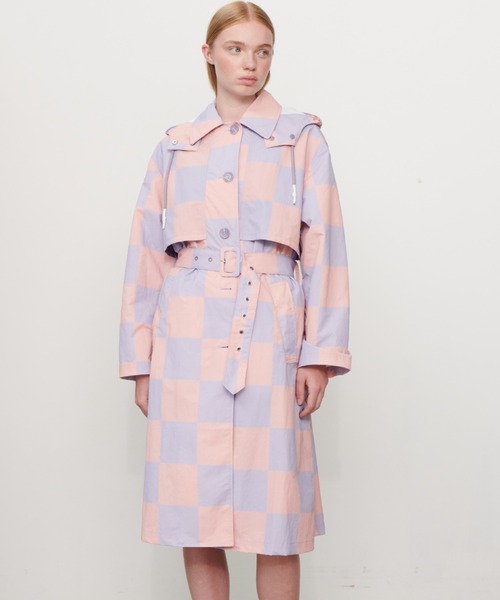 jakke（ジャッキー）の「SHIRLY MAC（トレンチコート・レディース・カモフラージュ/チェック・UK10）」の2枚目の写真