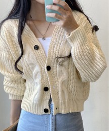 Chaco closet | ケーブルニットボリュームカーディガン(カーディガン/ボレロ)