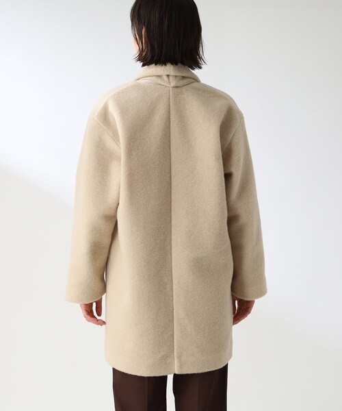 THE SHOP TK （ザ ショップ ティーケー ）の「◆【洗える/軽量】スライバーショールカラーコート（チェスターコート・レディース・ライトベージュ/ライトブルー/ネイビー・12/14/13）」の12枚目の写真