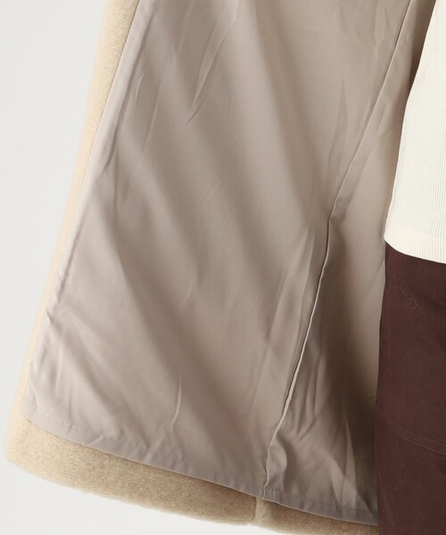 THE SHOP TK （ザ ショップ ティーケー ）の「◆【洗える/軽量】スライバーショールカラーコート（チェスターコート・レディース・ライトベージュ/ライトブルー/ネイビー・12/14/13）」の16枚目の写真