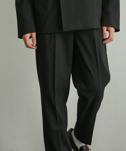 SENSE OF PLACE by URBAN RESEARCH（センスオブプレイスバイアーバンリサーチ）の「『UR TECH』テーパードスラックス（スラックス・メンズ・ネイビー/ブラック・LARGE/MEDIUM）」の4枚目の写真